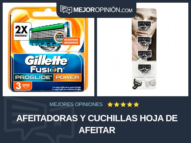 Afeitadoras y cuchillas Hoja de afeitar