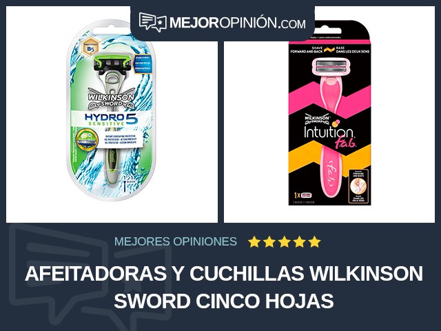 Afeitadoras y cuchillas Wilkinson Sword Cinco hojas