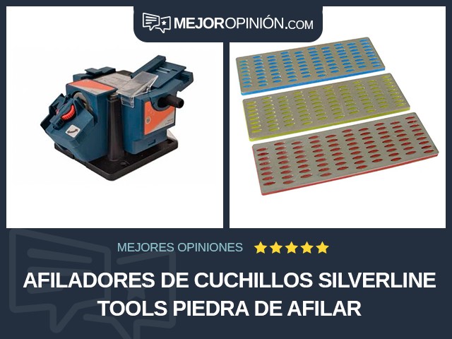 Afiladores de cuchillos Silverline Tools Piedra de afilar