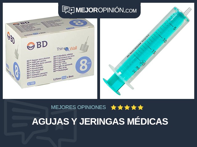 Agujas y jeringas médicas