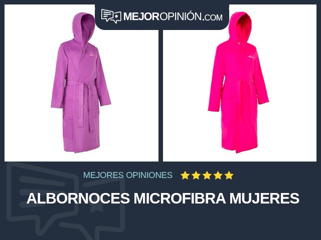 Albornoces Microfibra Mujeres