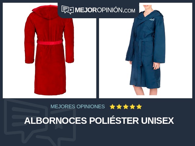 Albornoces Poliéster Unisex