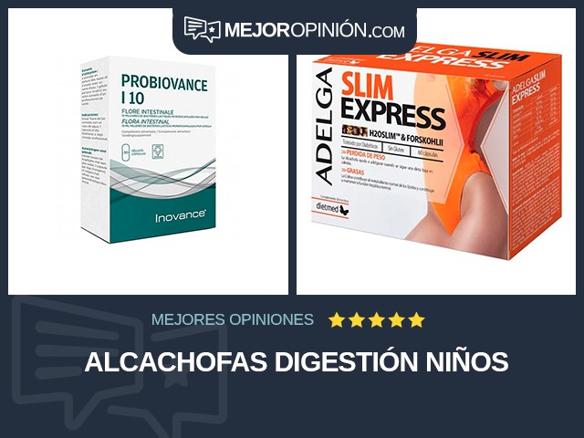 Alcachofas Digestión Niños