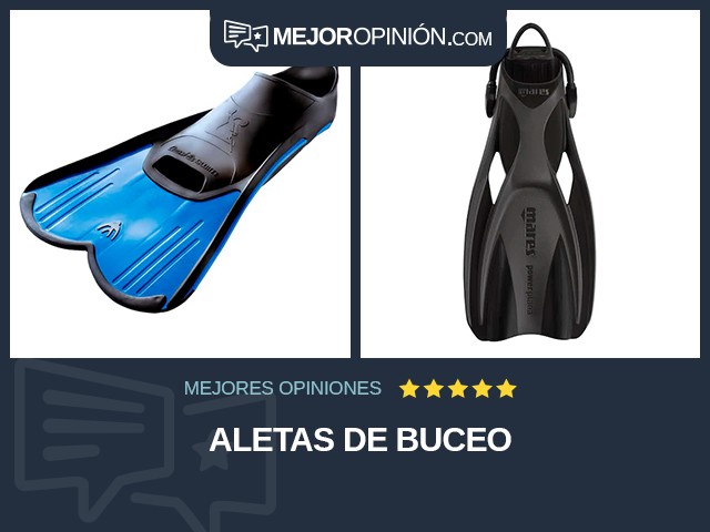 Aletas de buceo