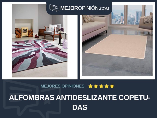 Alfombras Antideslizante Copetudas