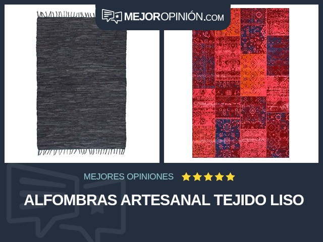 Alfombras Artesanal Tejido liso