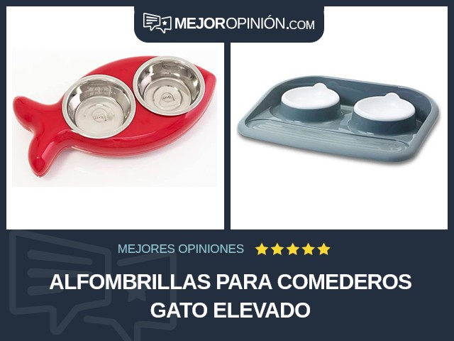 Alfombrillas para comederos Gato Elevado