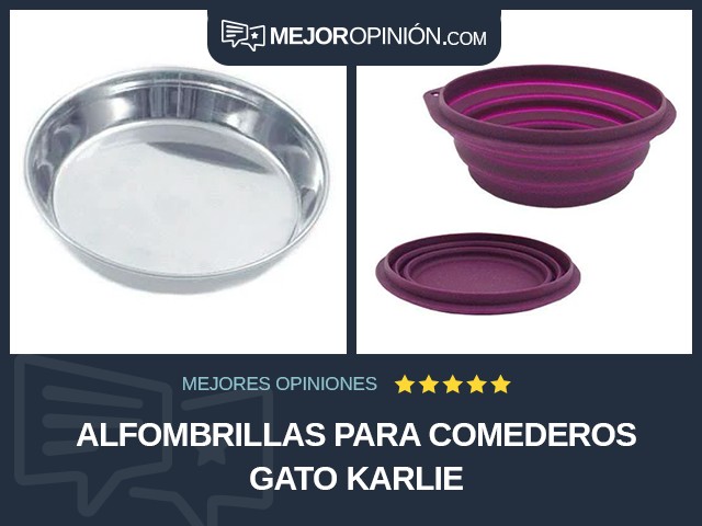 Alfombrillas para comederos Gato Karlie