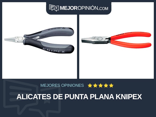 Alicates De punta plana Knipex