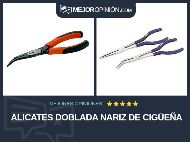 Alicates Doblada nariz De cigüeña