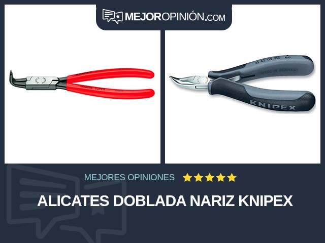 Alicates Doblada nariz Knipex