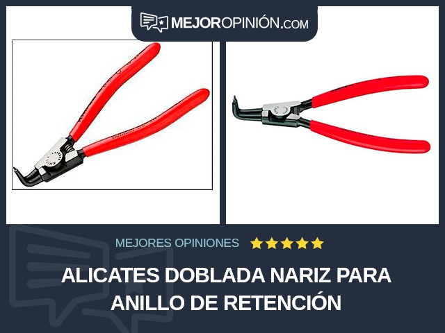 Alicates Doblada nariz Para anillo de retención