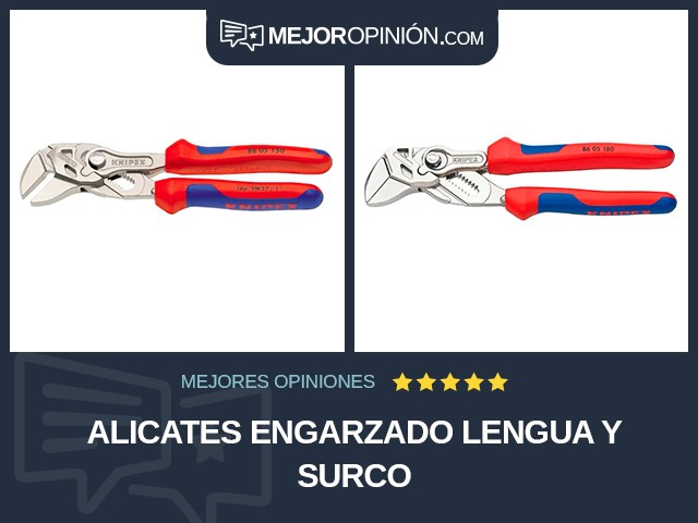 Alicates Engarzado Lengua y Surco