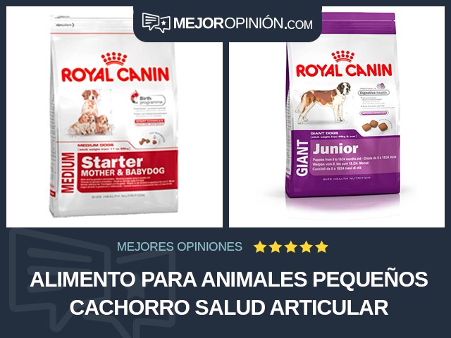 Alimento para animales pequeños Cachorro Salud articular