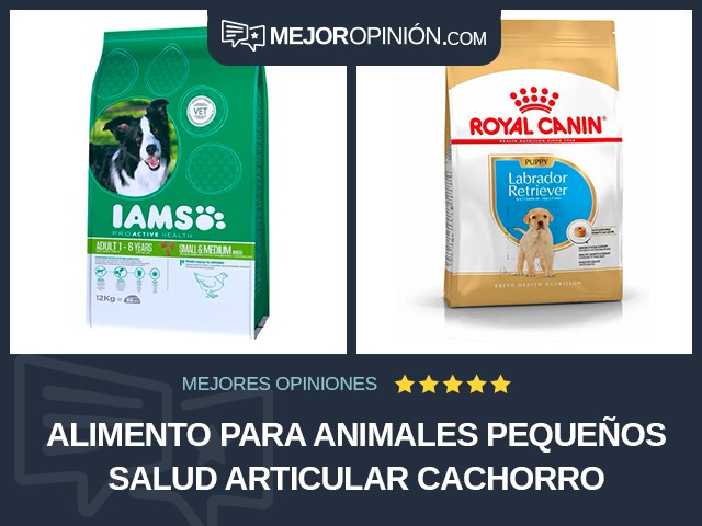 Alimento para animales pequeños Salud articular Cachorro