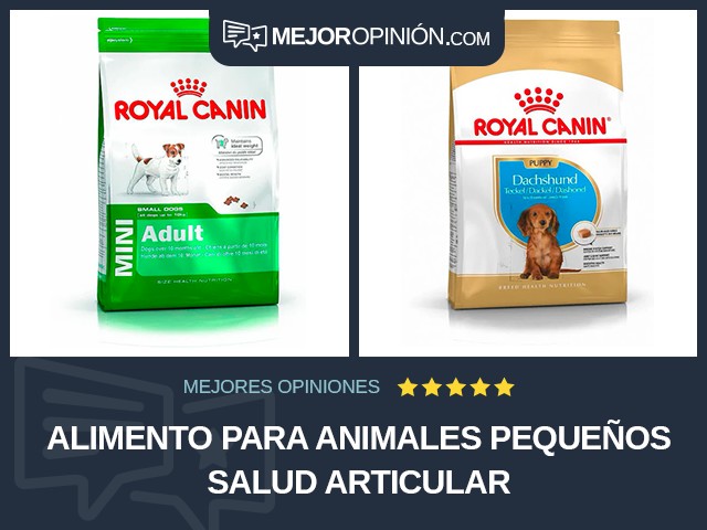 Alimento para animales pequeños Salud articular