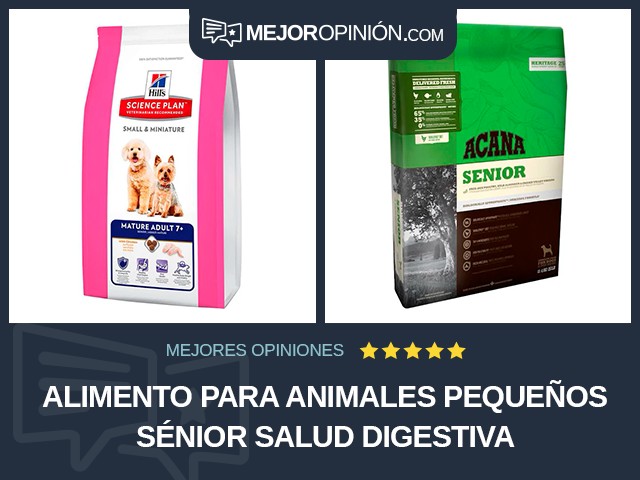 Alimento para animales pequeños Sénior Salud digestiva