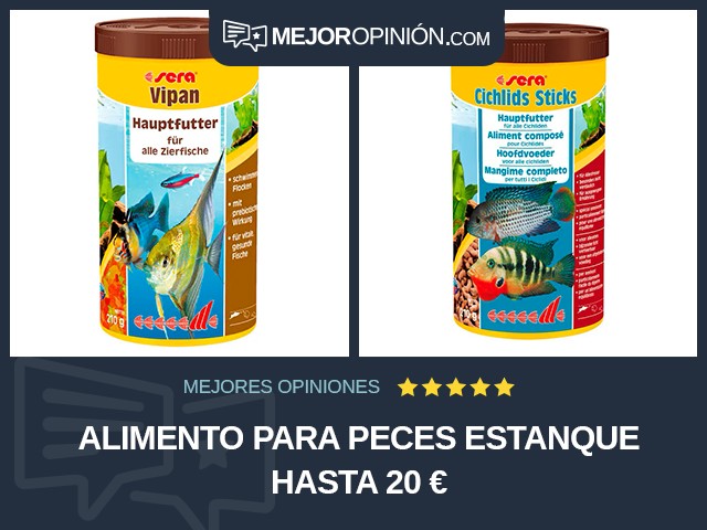 Alimento para peces Estanque Hasta 20 €