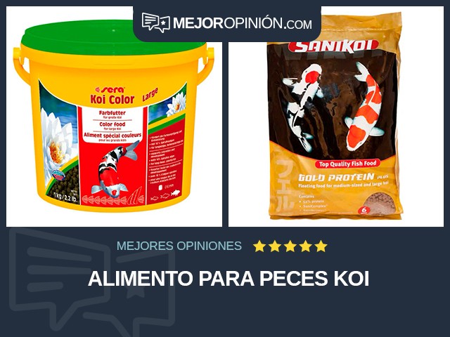 Alimento para peces Koi