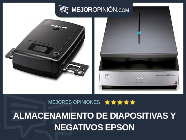 Almacenamiento de diapositivas y negativos Epson