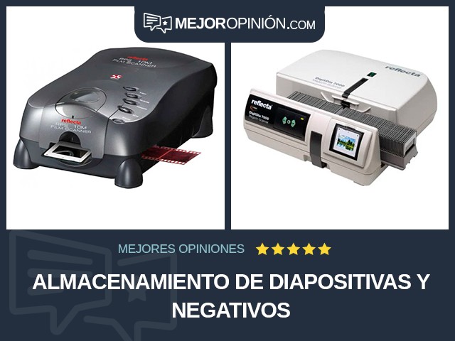 Almacenamiento de diapositivas y negativos