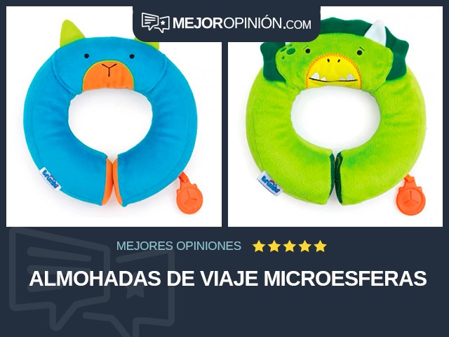 Almohadas de viaje Microesferas