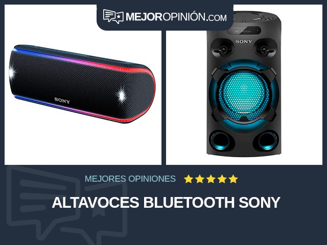 Altavoces Bluetooth Sony