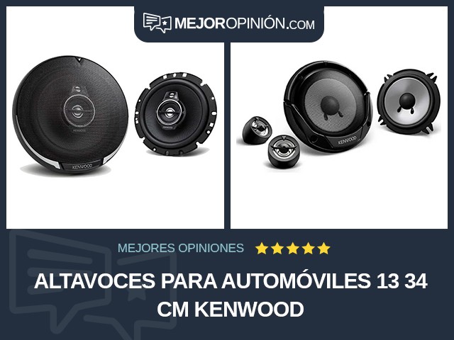 Altavoces para automóviles 13 34 cm Kenwood