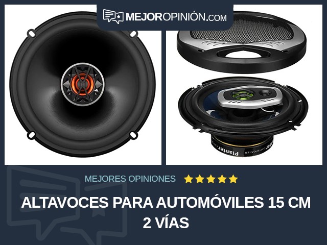 Altavoces para automóviles 15 cm 2 vías