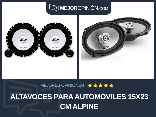 Altavoces para automóviles 15x23 cm Alpine