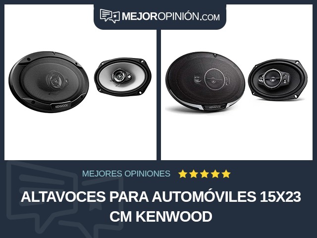 Altavoces para automóviles 15x23 cm Kenwood