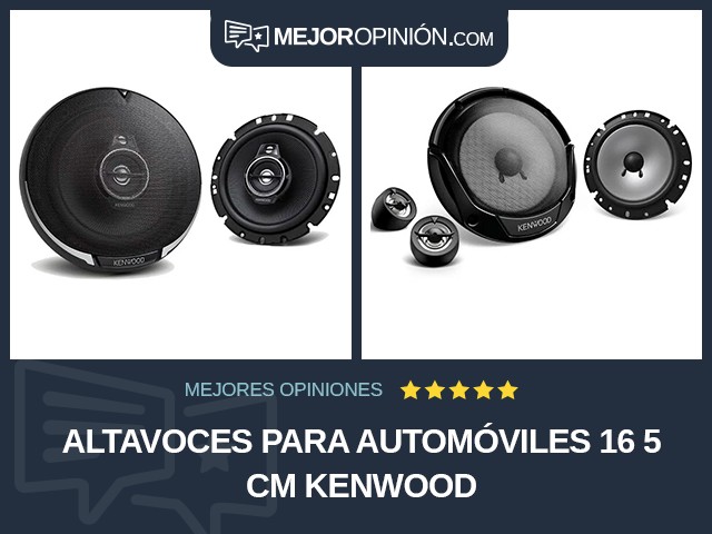 Altavoces para automóviles 16 5 cm Kenwood