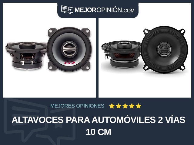 Altavoces para automóviles 2 vías 10 cm