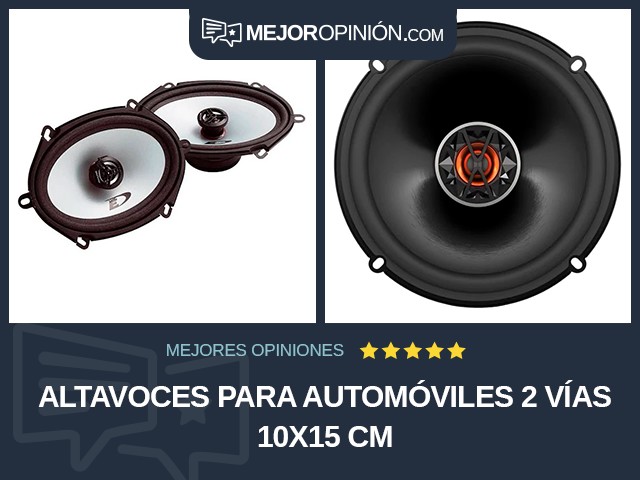 Altavoces para automóviles 2 vías 10x15 cm