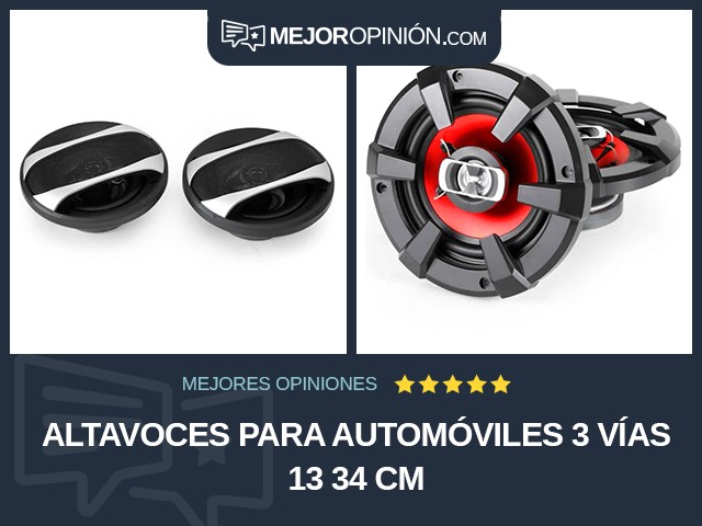 Altavoces para automóviles 3 vías 13 34 cm