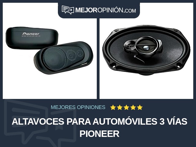 Altavoces para automóviles 3 vías Pioneer