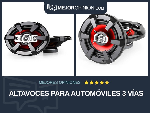 Altavoces para automóviles 3 vías