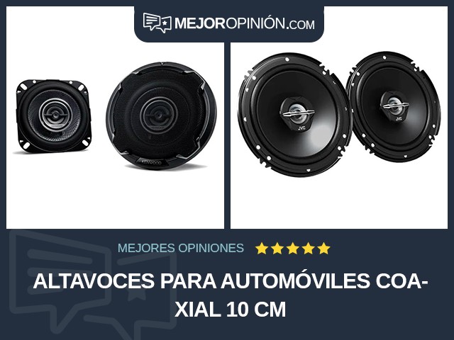 Altavoces para automóviles Coaxial 10 cm