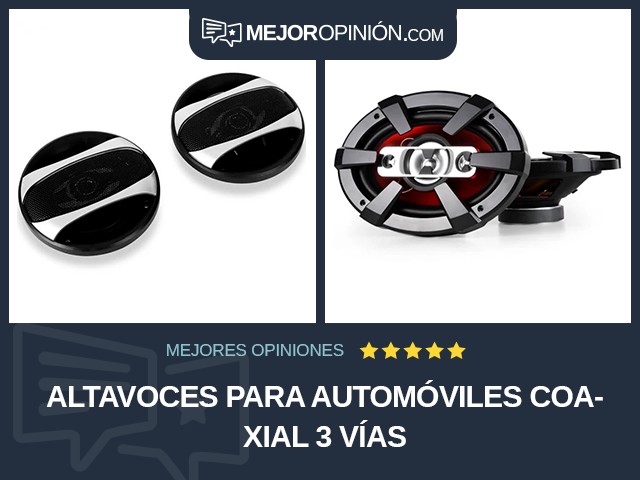 Altavoces para automóviles Coaxial 3 vías