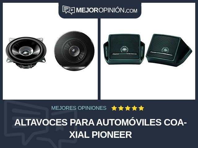 Altavoces para automóviles Coaxial Pioneer