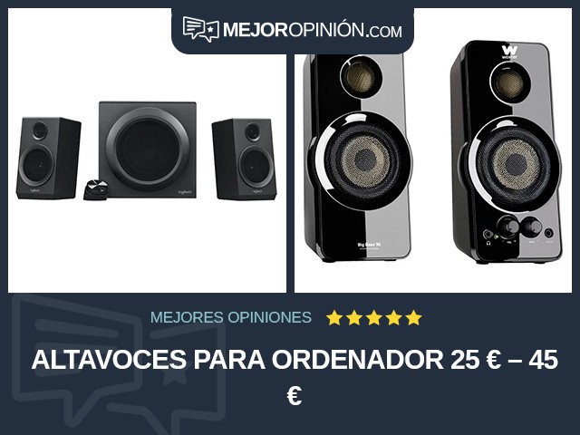 Altavoces Para ordenador 25 € – 45 €