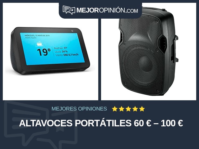 Altavoces Portátiles 60 € – 100 €