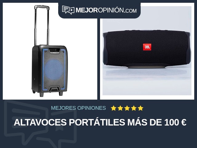 Altavoces Portátiles Más de 100 €