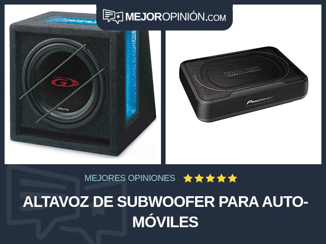 Altavoz de subwoofer para automóviles