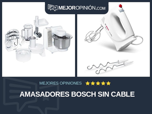 Amasadores Bosch Sin cable
