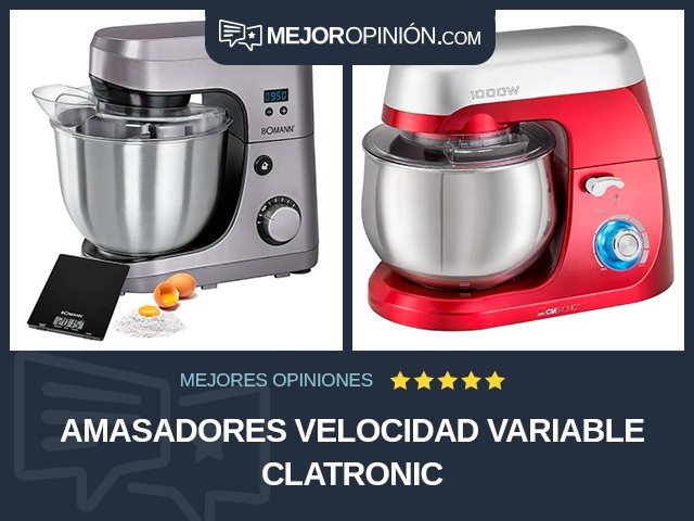 Amasadores Velocidad variable Clatronic