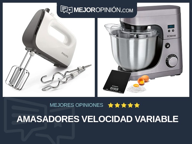 Amasadores Velocidad variable