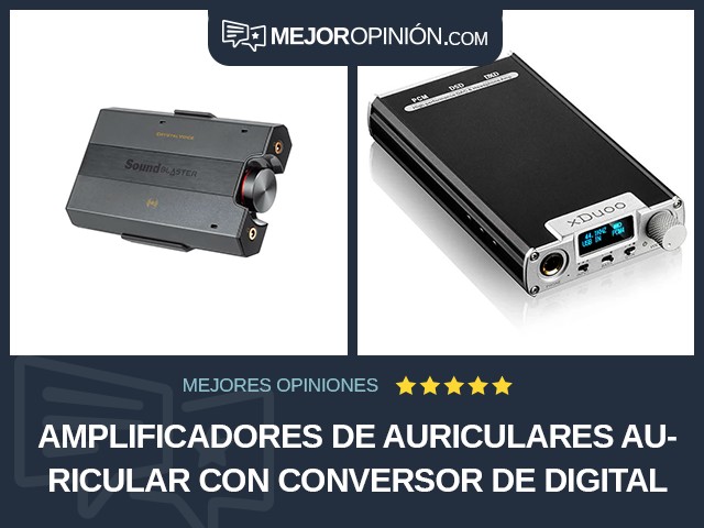 Amplificadores de auriculares Auricular Con conversor de digital a analógico