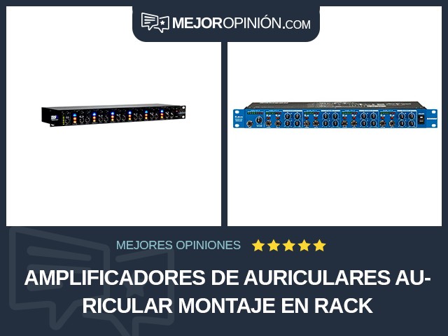 Amplificadores de auriculares Auricular Montaje en rack