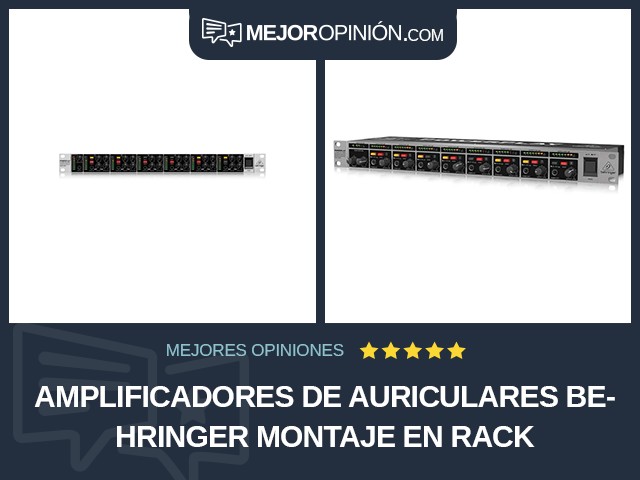 Amplificadores de auriculares BEHRINGER Montaje en rack